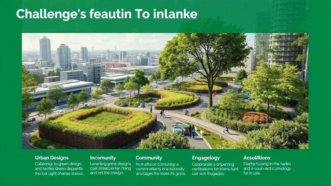 Challenges and future trends in green infrastructure