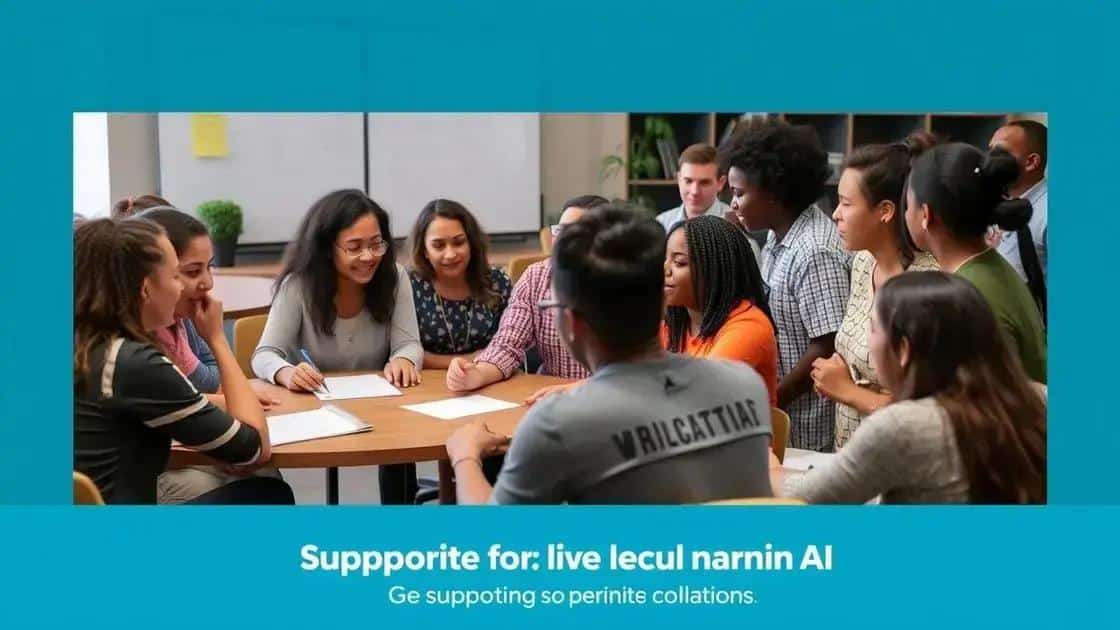 The role of communities in AI education