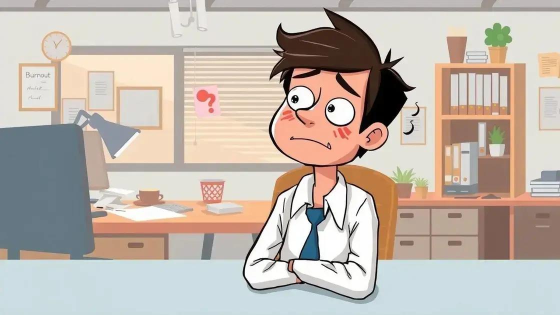 Signs and symptoms of burnout