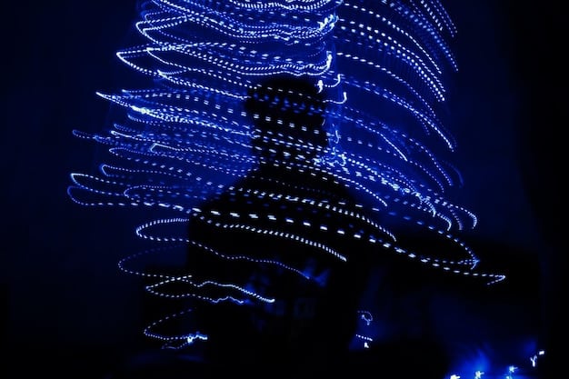 A visual representation of data flowing into a central hub, where AI algorithms analyze and categorize the information. The image highlights the use of machine learning in threat intelligence.