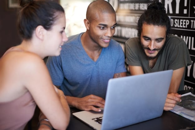 A diverse group of students participates in a cybersecurity training session, focusing on hands-on exercises and simulations of real-world cyberattacks. The instructor provides guidance and support to the students.
