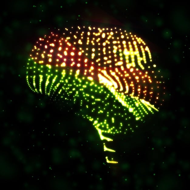 A stylized representation of an AI brain with glowing neural pathways, overlaid with a digital shield, symbolizing the use of AI in both offensive and defensive cybersecurity strategies.