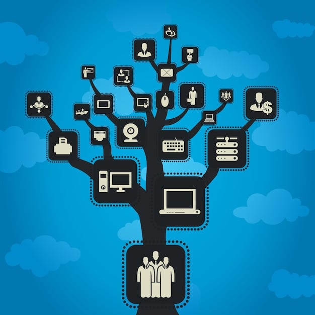 A graphic illustrating different sources of personal data being fed into a central database controlled by a data broker, with connections to various industries like marketing, finance, and insurance.