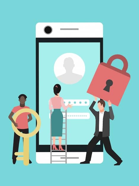 An illustration depicting a person's digital profile being accessed by malicious actors, with elements representing identity theft, financial fraud, and privacy violations surrounding the profile.