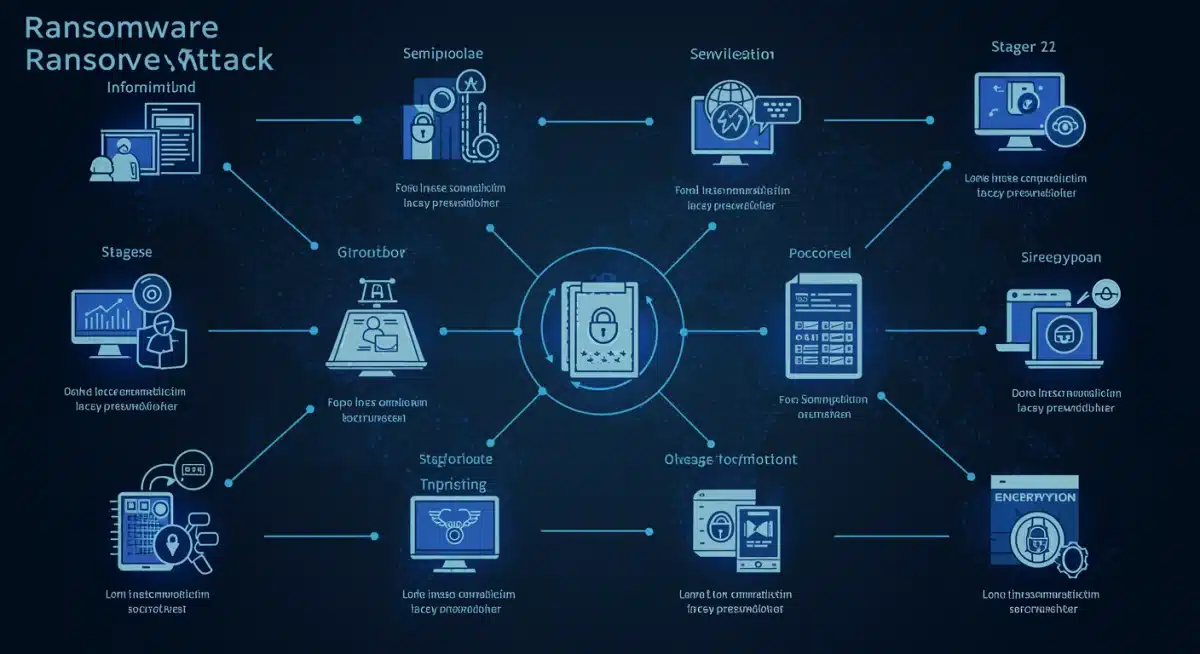 Stages of a modern ransomware attack lifecycle