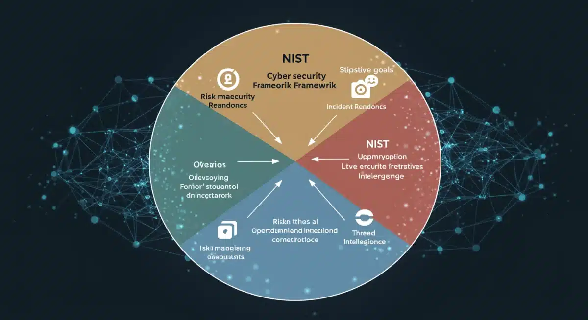 Venn diagram showing overlap and distinctions between NIST and CISA cybersecurity frameworks.