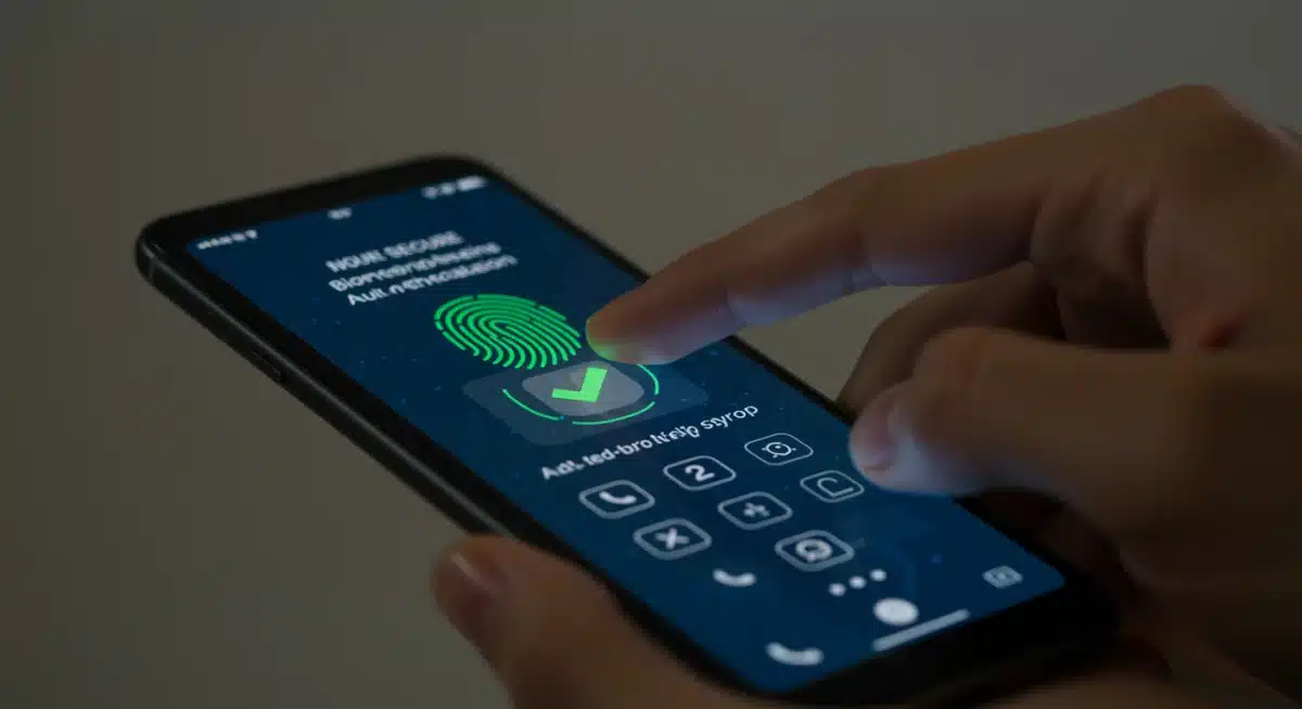Biometric authentication on smartphone, secure multi-factor login