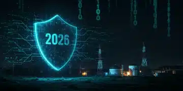 Digital shield protecting US critical infrastructure from zero-day cyber threats in 2026