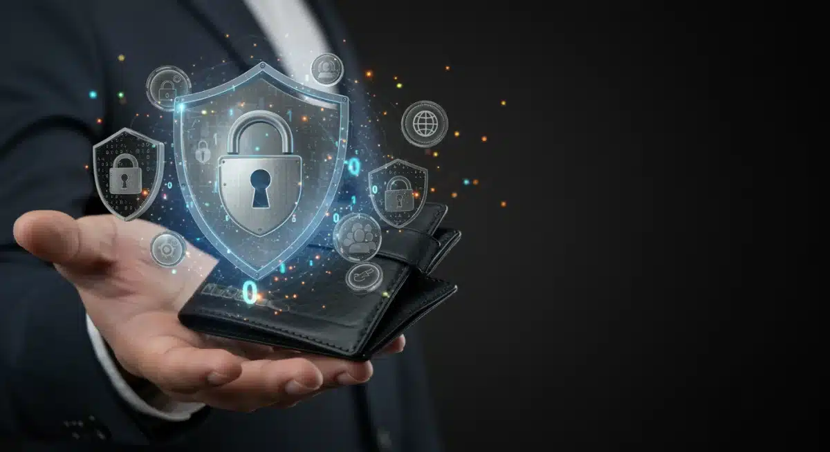 Multi-layered digital security protecting financial assets and personal data.