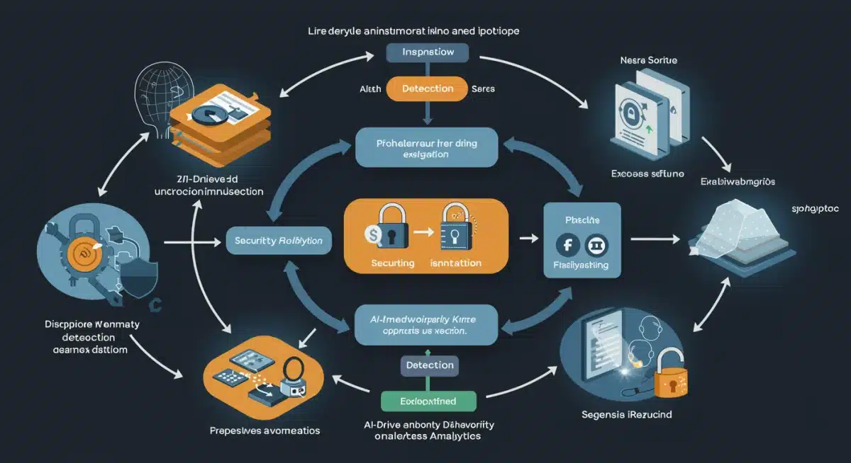 Zero-day exploit lifecycle diagram with detection layers