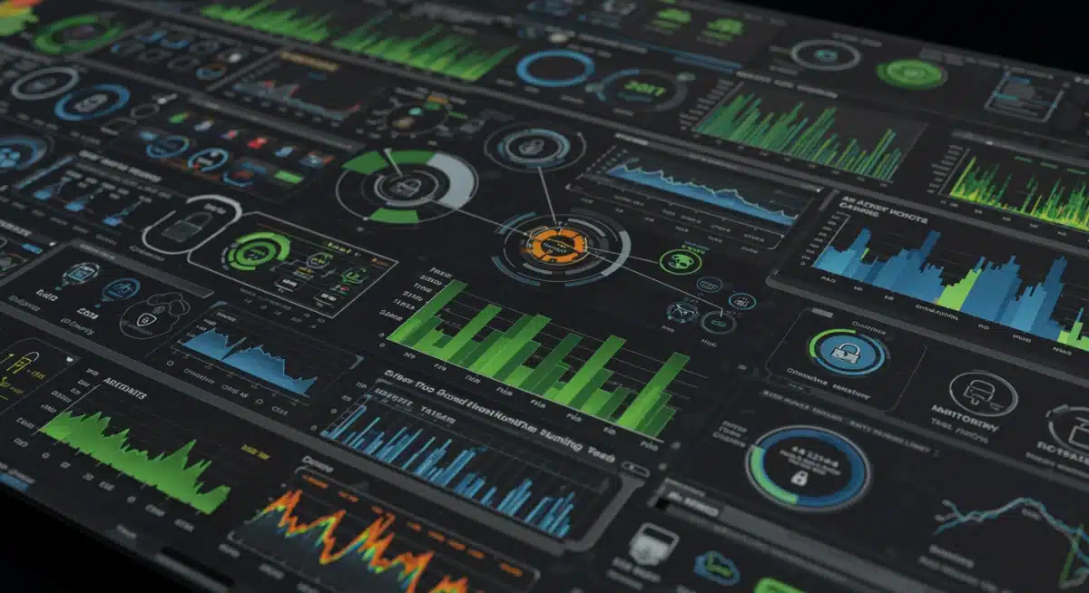 Cybersecurity dashboard with AI-powered threat analysis and real-time data feeds.