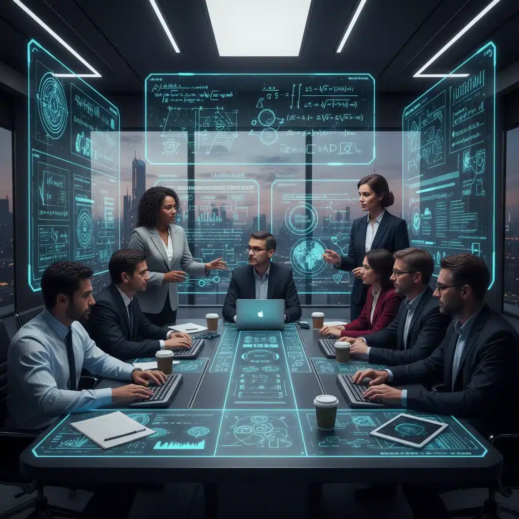 Cybersecurity team collaborating on post-quantum cryptography strategies