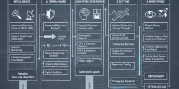 Mastering the 90-Day Patch Cycle: Federal Agencies Combat Zero-Days Diagram showing the federal zero-day exploit detection and patching lifecycle.
