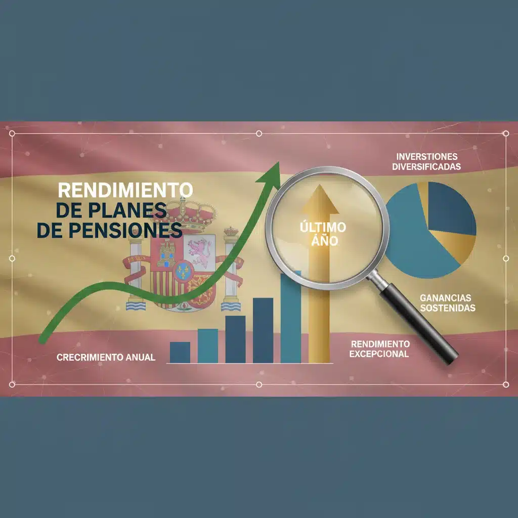 Análisis de Rendimientos: Planes de Pensiones en España (Último Año)