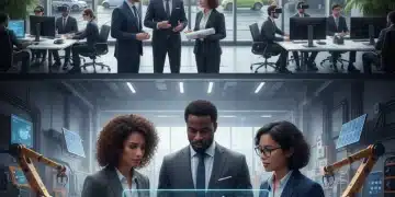 Profesionales diversos analizando nuevas cualificaciones laborales en España 2026