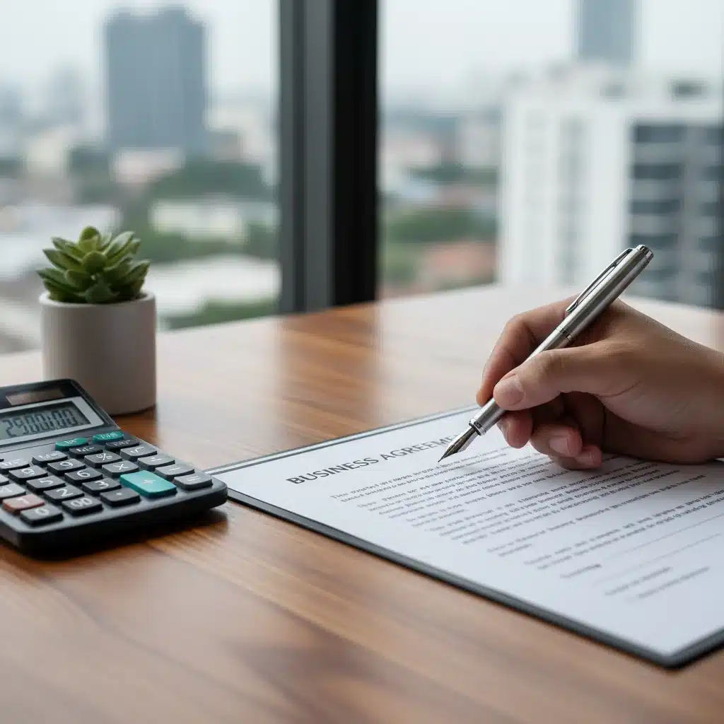 Firma de contrato laboral bajo la nueva normativa.